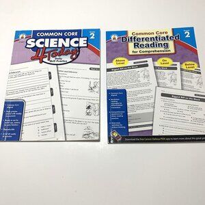 Grade 2 Common Core Skill Builders – Science & Reading Workbook Pair
